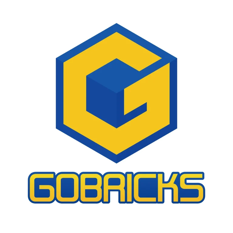 Set MOC realizado con piezas compatibles GOBRICKS Logotipo piezas compatibles marca GOBRICKS